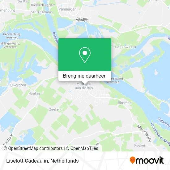 Liselott Cadeau in kaart