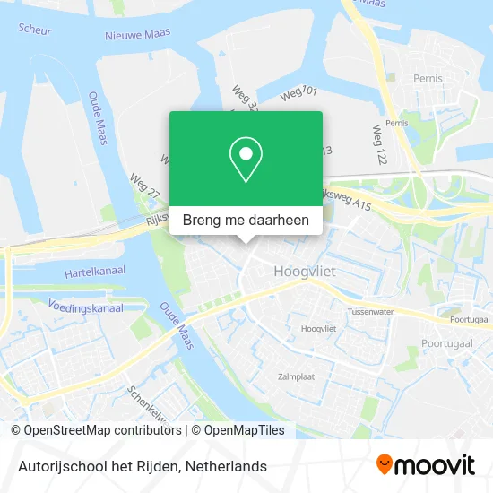 Autorijschool het Rijden kaart