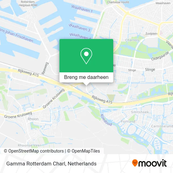 Gamma Rotterdam Charl kaart