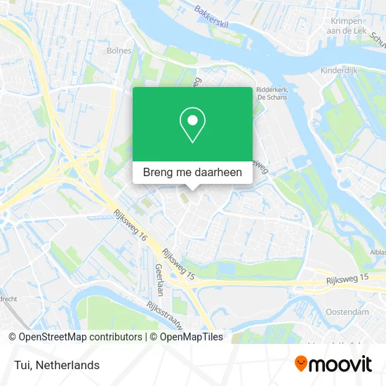 Tui kaart