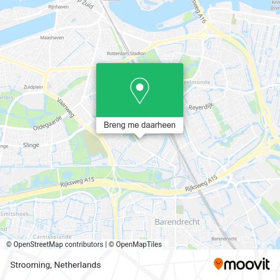 Strooming kaart