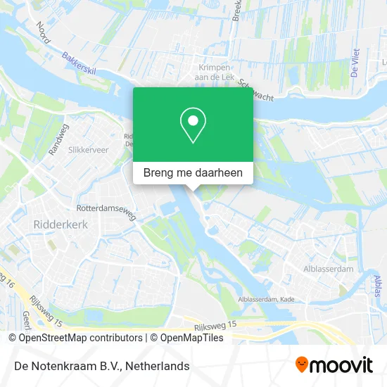 De Notenkraam B.V. kaart