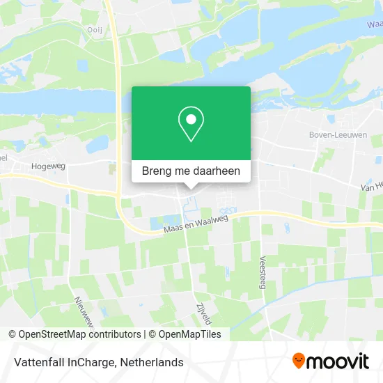 Vattenfall InCharge kaart