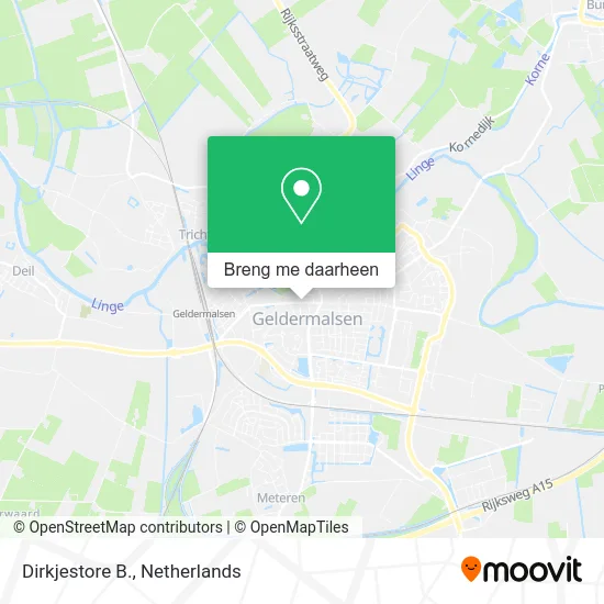 Dirkjestore B. kaart