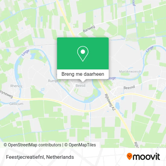 Feestjecreatiefnl kaart