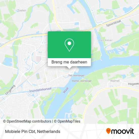 Mobiele Pin Cbt kaart
