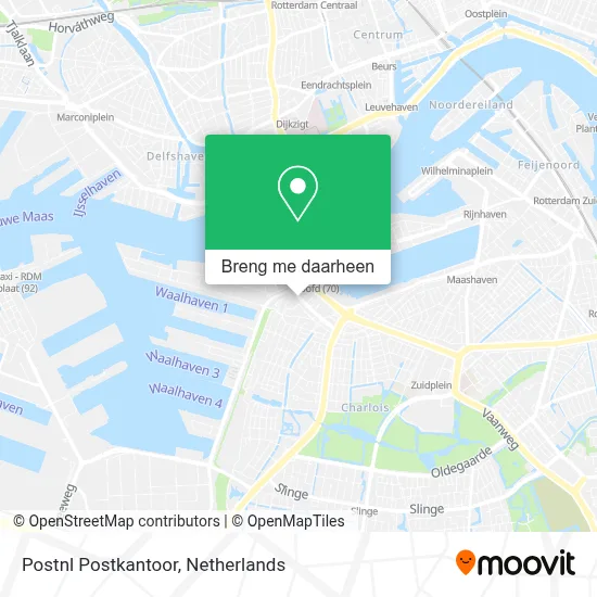 Postnl Postkantoor kaart