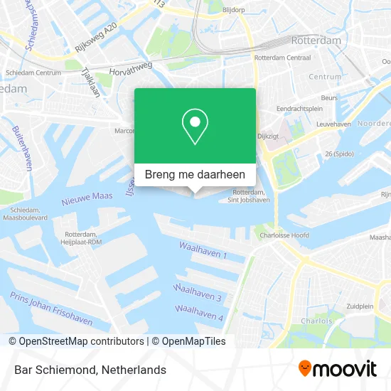 Bar Schiemond kaart