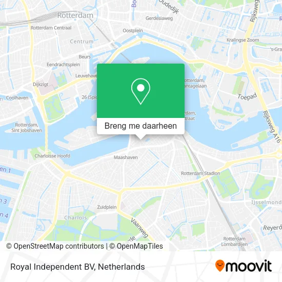 Royal Independent BV kaart