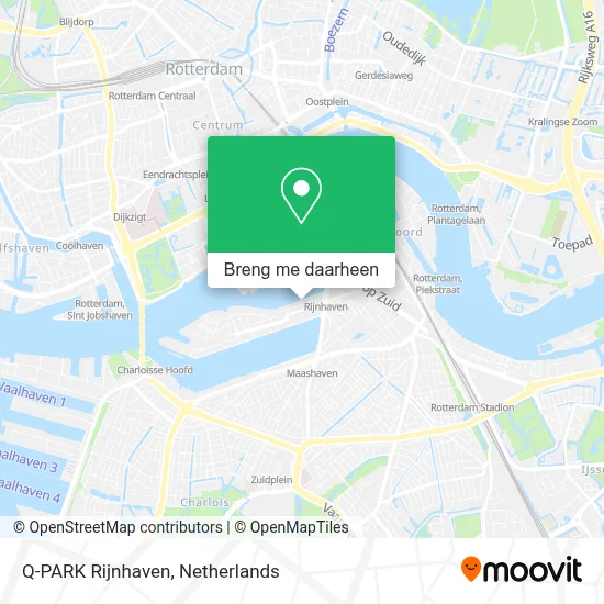 Q-PARK Rijnhaven kaart