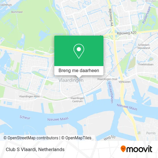 Club S Vlaardi kaart