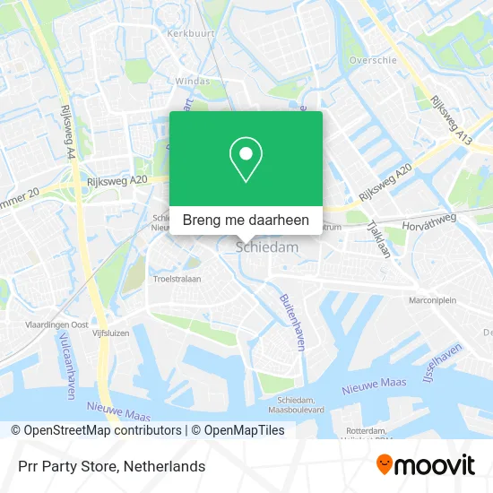 Prr Party Store kaart