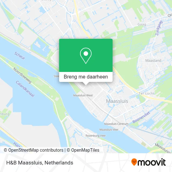 H&B Maassluis kaart