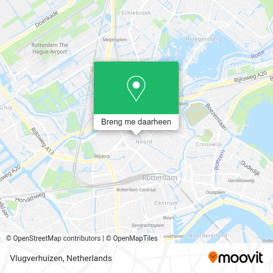Vlugverhuizen kaart