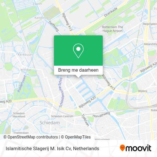 Islamitische Slagerij M. Isik Cv kaart