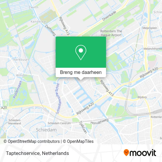 Taptechservice kaart
