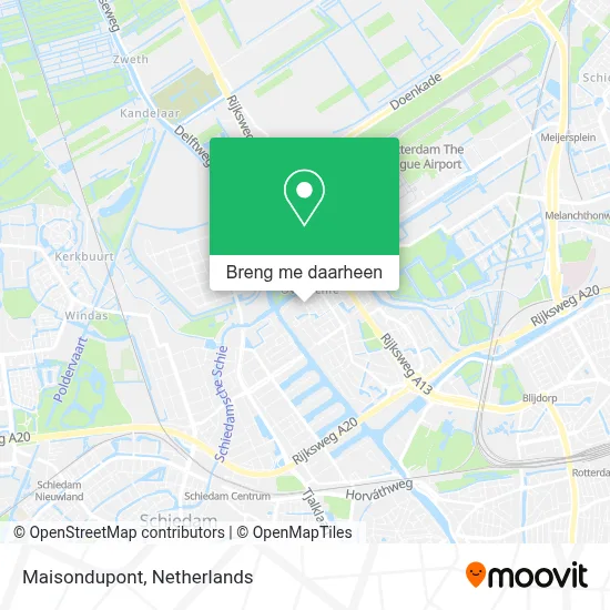 Maisondupont kaart