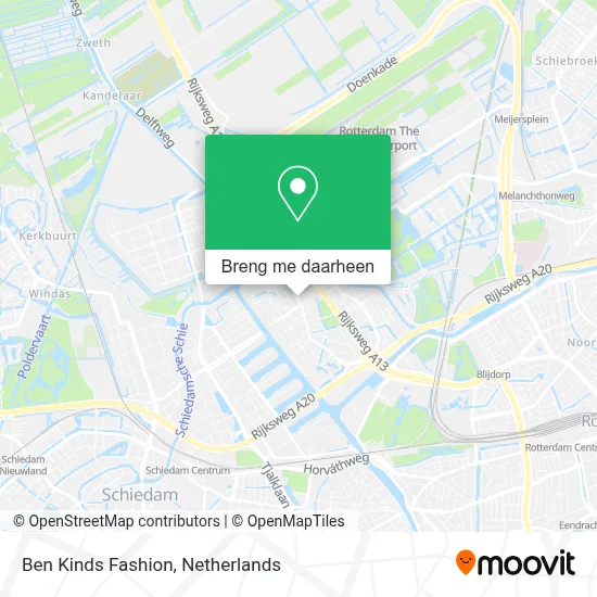 Ben Kinds Fashion kaart