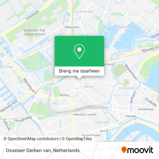 Osselaer Gerben van kaart