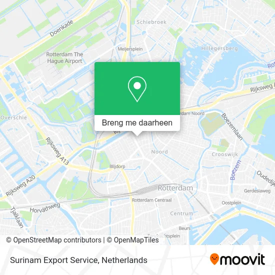 Surinam Export Service kaart