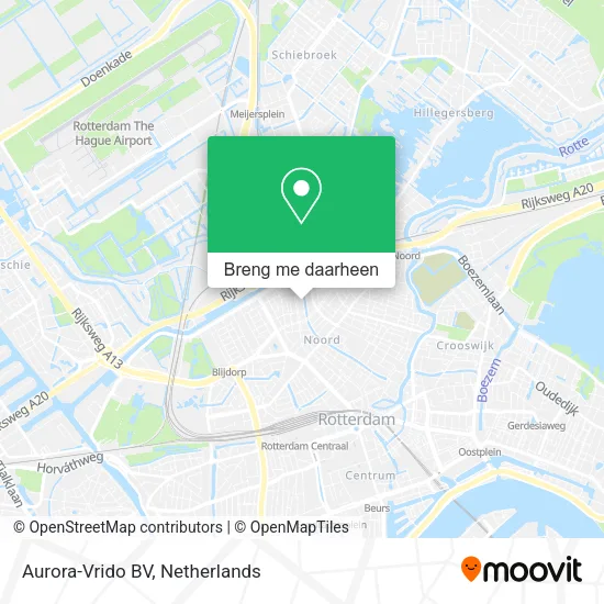 Aurora-Vrido BV kaart