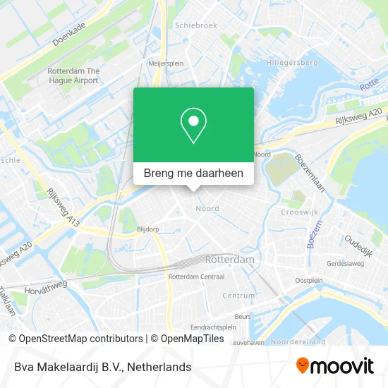 Bva Makelaardij B.V. kaart