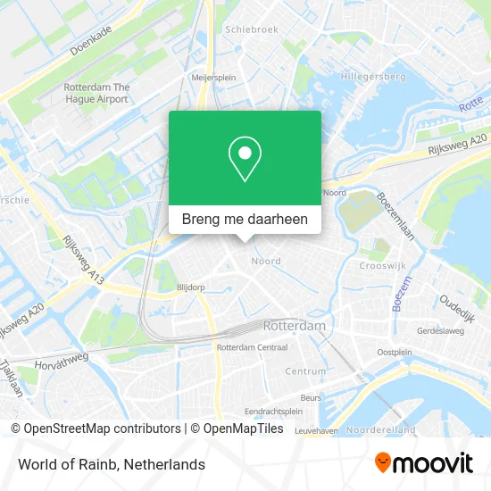 World of Rainb kaart