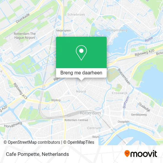 Cafe Pompette kaart
