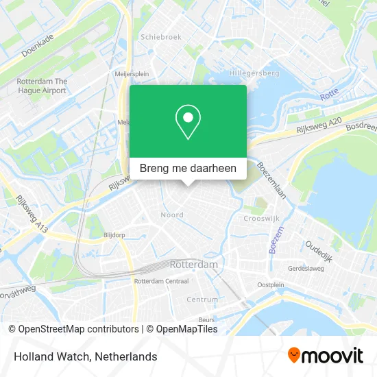 Holland Watch kaart