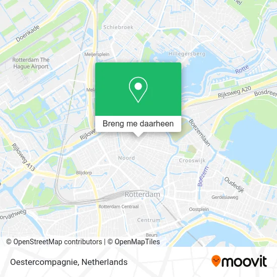 Oestercompagnie kaart