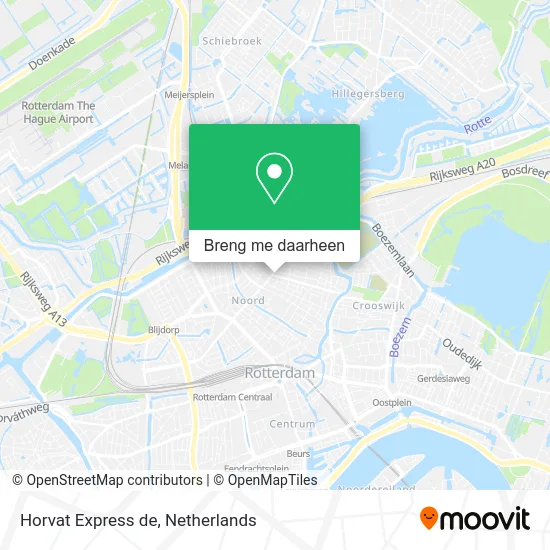 Horvat Express de kaart