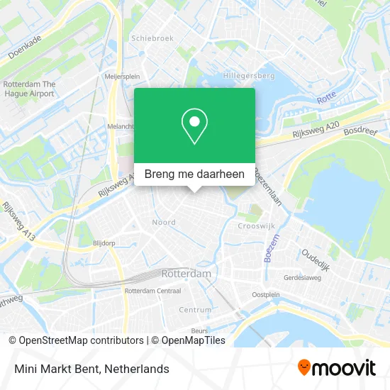 Mini Markt Bent kaart