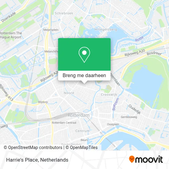 Harrie's Place kaart