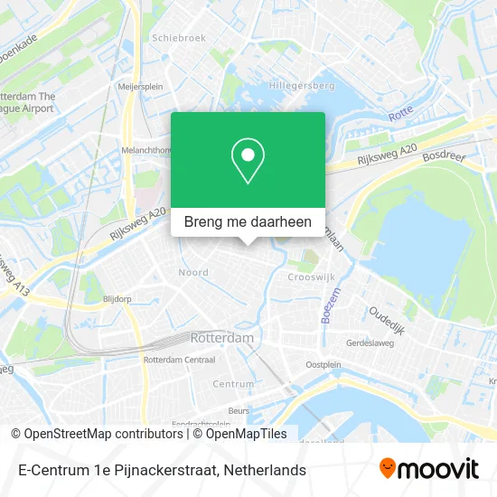 E-Centrum 1e Pijnackerstraat kaart