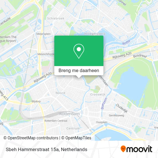 Sbeh Hammerstraat 15a kaart