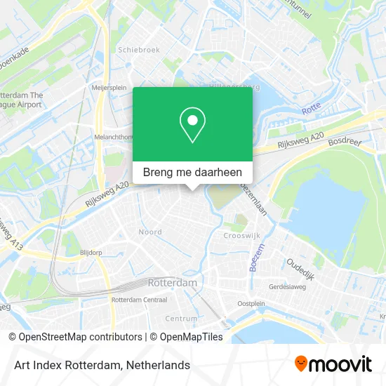 Art Index Rotterdam kaart