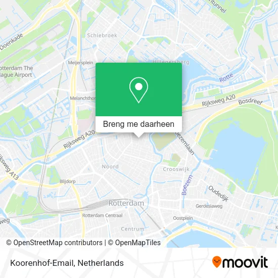 Koorenhof-Email kaart