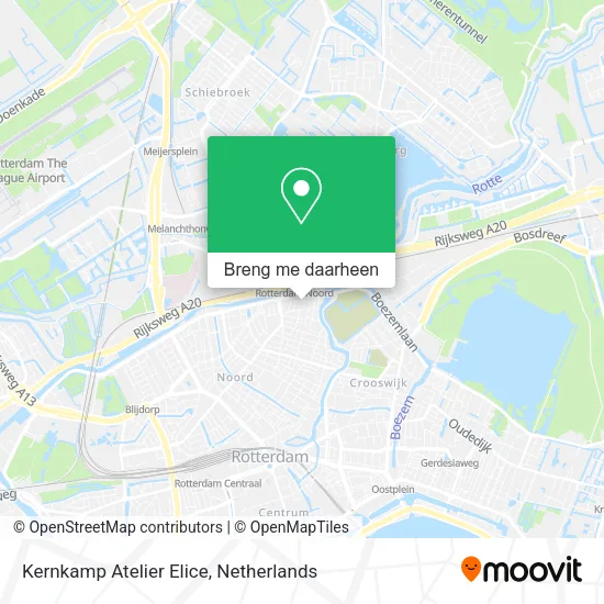 Kernkamp Atelier Elice kaart
