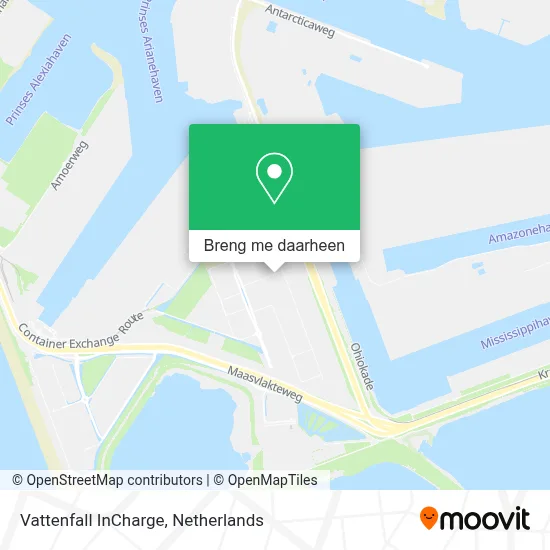 Vattenfall InCharge kaart