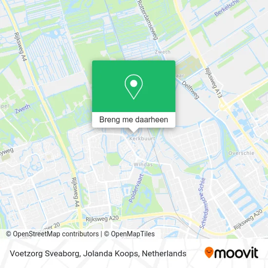 Voetzorg Sveaborg, Jolanda Koops kaart