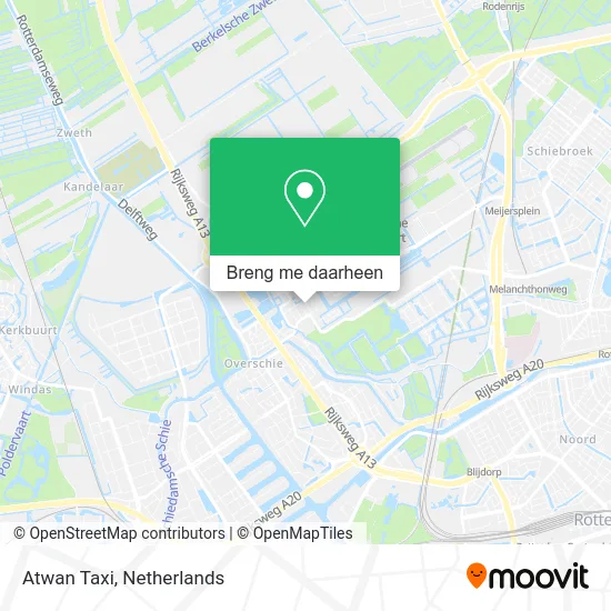 Atwan Taxi kaart