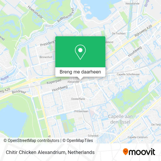 Chitir Chicken Alexandrium kaart