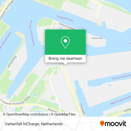 Vattenfall InCharge kaart