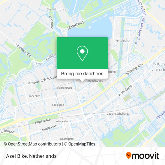 Asel Bike kaart
