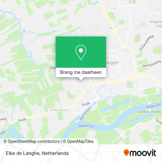 Elke de Langhe kaart