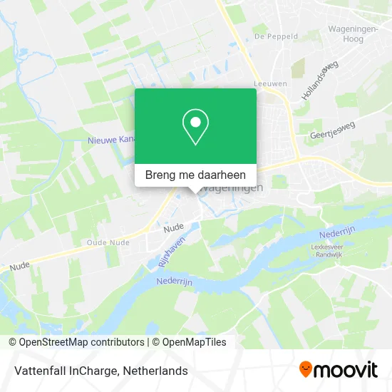 Vattenfall InCharge kaart