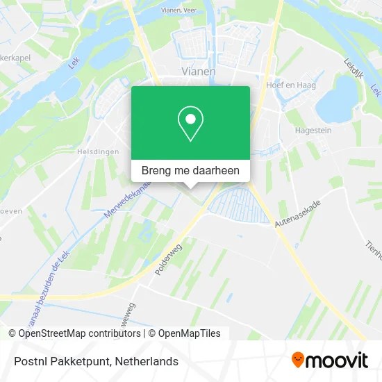 Postnl Pakketpunt kaart