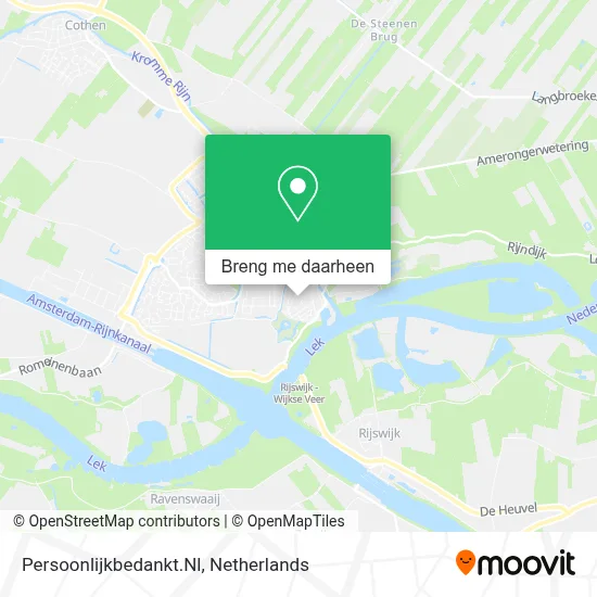 Persoonlijkbedankt.Nl kaart