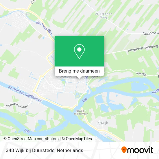 348 Wijk bij Duurstede kaart
