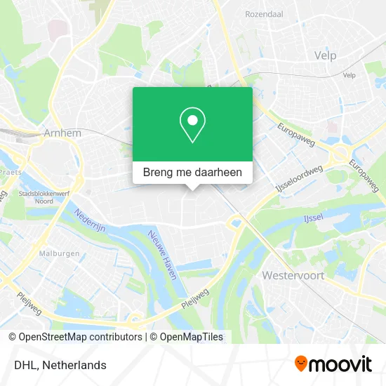 DHL kaart